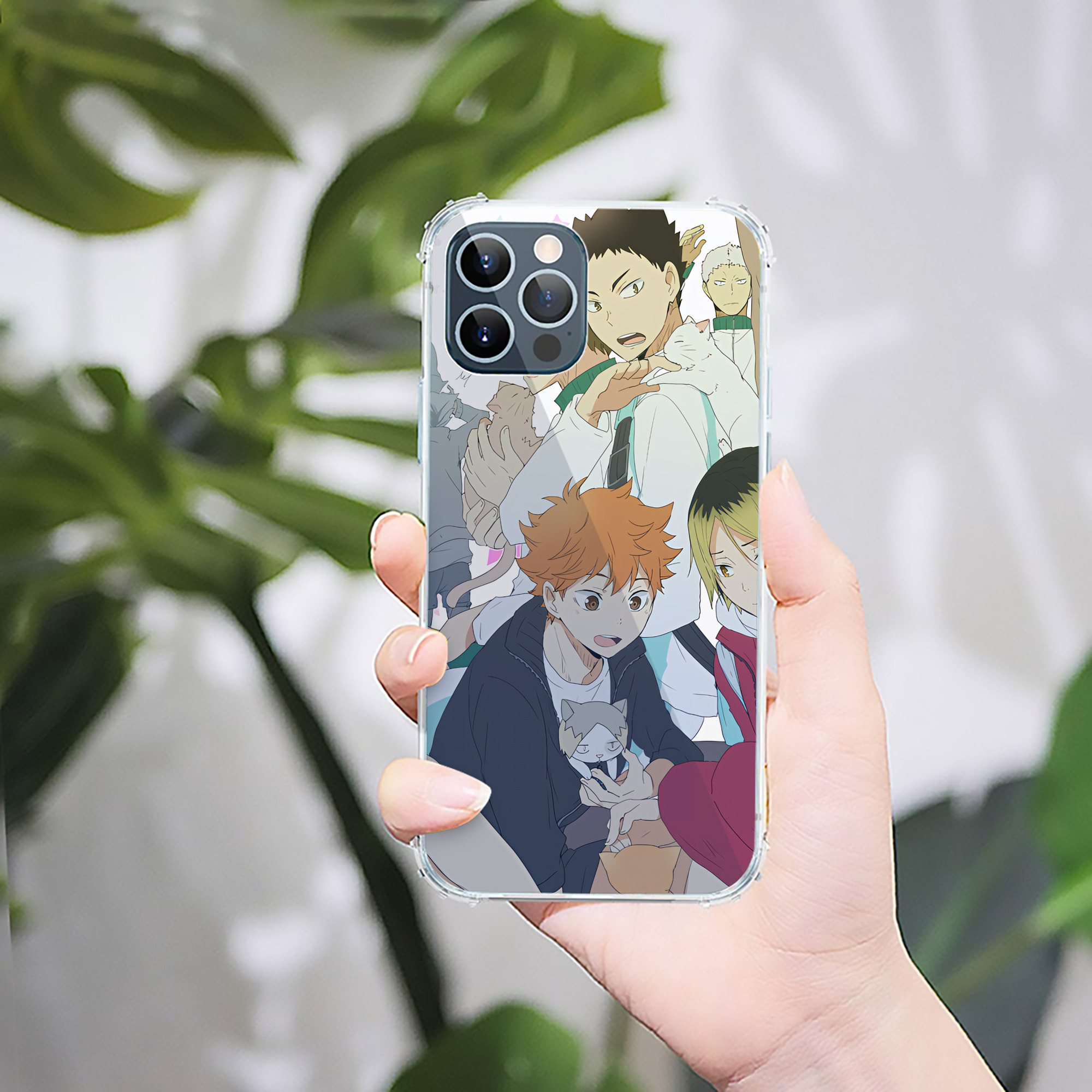（画像用） ハイキュー!! Haikyu!! 【iPhone 12シリーズ対応】透明スマホケース（クリアソフトケース）